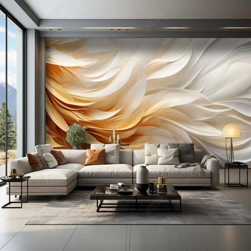 3D Wallpaper Abstract Feather Series II